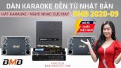 Dàn karaoke Nhật BMB 2020-09 giá rẻ nhất năm, Loa BMB 880Se, đẩy 2 kênh BIK Nhật, vang số, micro bik