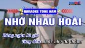 Nhớ Nhau Hoài Karaoke Nhạc Sống Rumba Tone Nam - Hoàng Dũng Karaoke