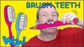 Brush your Teeth Song Story for Kids from Steve and Maggie NEW | Free Speaking Wow English TV