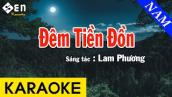 Karaoke Đêm Tiền Đồn Tone Nam Nhạc Sống  - Beat Chuẩn